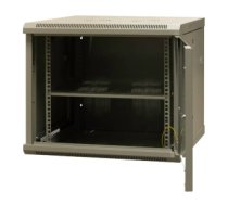 EMITERNET Separate hanging cabinet 19'' 9U, unassembled, sheet metal/glass door, 600x600x500mm width/depth/height. EM/AS6609X EM/AS6609X