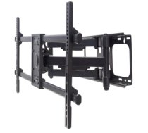 Manhattan Monitor/TV Wall Mount, Full Motion (3 pivots & tiltable), 1 screen, 37-90", Vesa 200x200 to 800x400mm, Max 75kg, Black