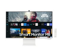 Samsung Smart Monitor M8 S32CM801UU computer monitor 81.3 cm (32") 3840 x 2160 pixels 4K Ultra HD LED White