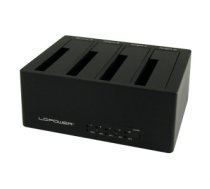 LC-Power LC-DOCK-U3-4B storage drive docking station USB 3.2 Gen 1 (3.1 Gen 1) Type-A Black