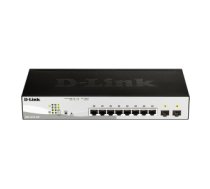 D-Link DGS-1210-10P Managed L2 Gigabit Ethernet (10/100/1000) Power over Ethernet (PoE) 1U Black