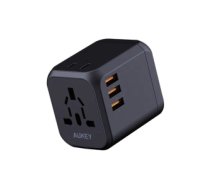 AUKEY PA-TA04 Universal Travel Adapter Charger 30W with USB-C & USB-A UK USA EU AUS CHN 150 Countries PA-TA04