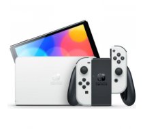 Nintendo Switch OLED portatīvā spēļu konsole 17,8 cm (7") 64 GB Skārienjūtīgais ekrāns Wi-Fi Balts