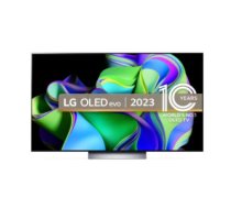 LG OLED evo OLED55C34LA.API televizors 139,7 cm (55") 4K Ultra HD Viedtelevizors Wi-Fi Sudrabs