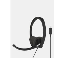Koss CS300 USB Headphones Wired Head-band Office/Call center USB Type-A Black 194283