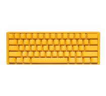 Ducky One 3 Yellow Mini Gaming Keyboard, RGB LED - MX-Black (US) 100043004