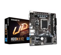 Gigabyte H610M H V2 Motherboard - Supports Intel Core 14th CPUs, 4+1+1 Hybrid Digital VRM, up to 5600MHz DDR5, 1xPCIe 3.0 M.2, GbE LAN, USB 3.2 Gen 1