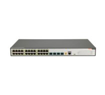 FiberHome S4820-28T-X-PE-AC network switch Managed L2/L3 Gigabit Ethernet (10/100/1000) Power over Ethernet (PoE) 1U Black, Grey 8310640