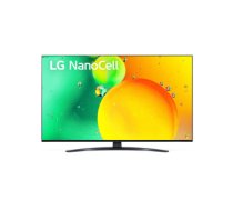 LG NanoCell 50NANO763QA televizors 127 cm (50") 4K Ultra HD Viedtelevizors Wi-Fi Melns