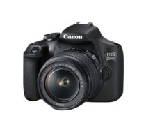 Canon EOS 2000D + EF-S 18-55mm f/3.5-5.6 IS II SLR Kameras komplekts 24,1 MP CMOS 6000 x 4000 pikseļi Melns