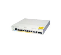 Cisco Catalyst 1000-8P-2G-L Network Switch, 8 Gigabit Ethernet (GbE) PoE+ Ports, 670W PoE Budget, two 1 G SFP/RJ-45 Combo Ports, Fanless Operation, Enhanced Limited Lifetime Warranty (C1000-8P-2G-L) C1000-8P-2G-L
