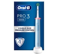 Oral-B Pro 3 3000 Cross Pieaugušo Rotējoša-vibrējoša zobu suka Zils