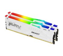 Kingston Technology FURY Beast 32GB 5600MT/s DDR5 CL36 DIMM (Kit of 2) White RGB EXPO