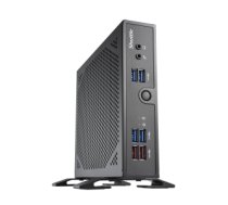 Shuttle XPC slim Barebone DS50U7, i7-1355U, 2x LAN (1x 2.5Gbit ,1x 1Gbit), 1xCOM,1xHDMI,1xDP, 1x VGA, fanless, 24/7 permanent operation