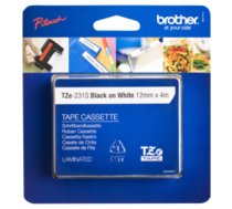 Brother TZE-231S label-making tape Black on white