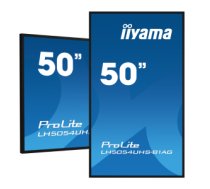 iiyama LH5554UHS-B1AG Signage Display Digital signage flat panel 138.7 cm (54.6") LCD Wi-Fi 500 cd/m² 4K Ultra HD Black Built-in processor Android 11 24/7