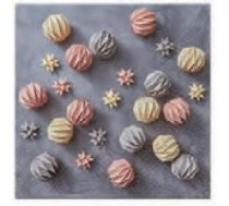 [Z] SALVETES 33X33 MODERN CHRISTMAS, Paw Decor Collection PL11SDL019000