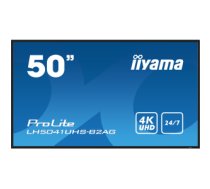 iiyama LH5041UHS-B2AG Signage Display Digital signage flat panel 127 cm (50") LCD 500 cd/m² 4K Ultra HD Black 24/7
