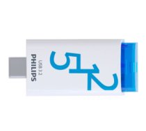 PHILIPS USB-C 3.2 Gen 1 Flash Drive Click Ocean Blue 512GB  FM51FD175B/00