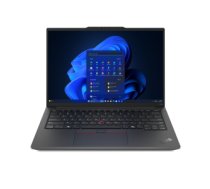 Lenovo ThinkPad E14 AMD Ryzen™ 5 7535HS Portatīvais dators 35,6 cm (14") WUXGA 8 GB DDR5-SDRAM 256 GB SSD Wi-Fi 6 (802.11ax) Windows 11 Pro Melns