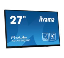 iiyama ProLite T2755QSC-B1 computer monitor 68.6 cm (27") 2560 x 1440 pixels Full HD LCD Touchscreen Black