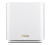 ASUS ZenWiFi AX (XT9) AX7800 1er Pack Weiß Trīskāršā frekvenču josla (2.4 GHz / 5 GHz) Wi-Fi 6 (802.11ax) Balts 4 Iekšējs