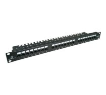 Alantec PK001 UTP cat.6 patch panel, 24 LSA ports with 1U 19" shelf PK001