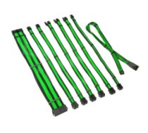 PSU kabeļu pagarinātāji Kolink Core Pro Braided Cable Extension Kit 12V-2x6 Type 1 - Venom Green COREPRO-EK-12VT1-GRN