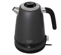 Adler Kettle | AD 1295g SS | Electric | 2200 W | 1.7 L | Stainless Steel | 360° rotational base | Grey AD 1295g