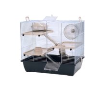 INTER-ZOO Pinky 3 Zinc Black - cage for a hamster G306ACTB
