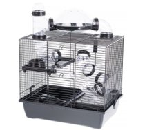 INTER-ZOO Rocky + Terrace black - cage for a hamster G306ACTB