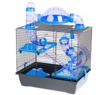 INTER-ZOO Rocky + Terrace blue - cage for a hamster G306ACTB