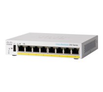 Cisco CBS250-8PP-D-EU Smart 8-port GE, Partial PoE+ 45W, Desktop, Ext PSU CBS250-8PP-D-EU