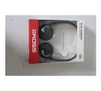 SALE OUT. Koss KPH25 Headphones, On-Ear, Wired, Black,  | Koss Headphones | KPH25k | Wired | On-Ear | DAMAGED PACKAGING | Black 195744SO