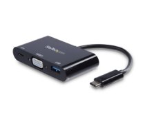 USB-C TO VGA ADAPTER WITH PD/PD + USB PORT - USB-C ADAPTER CDP2VGAUACP
