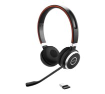 Jabra Evolve 65 Austiņas Vadu & Bezvadu Zvani / mūzika Micro-USB Bluetooth Uzlādes statīvs Melns