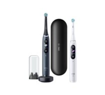 Oral-B Electric Toothbrush iO8 Series Duo For adults Rechargeable Black Onyx/White Number of brush heads included 2 Number of teeth brushing modes 6 iO8 Duo Black Onyx/White