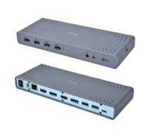 i-tec USB 3.0 / USB-C / Thunderbolt 3 Dual Display Docking Station