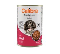 CALIBRA Premium Line Adult Beef - wet dog food - 1240g