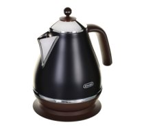 DeLonghi KBOV 2001.BK electric kettle 1.7 L Black, Brown 2000 W
