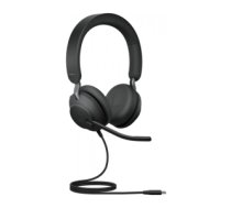 Jabra Evolve2 40, MS Stereo Headset Head-band Black