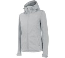 Women's 4F softshell jacket cool light grey melange H4Z22 SFD350 27M H4Z22 SFD350 27M