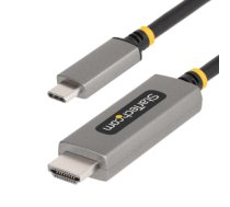 StarTech.com 3ft (1m) USB-C to HDMI Adapter Cable, 8K 60Hz, 4K 144Hz, HDR10, USB Type-C to HDMI 2.1 Video Converter Cable, USB-C DP Alt Mode/USB4/Thunderbolt 3/4 Compatible - USB-C Laptop to HDMI Monitor 134B-USBC-HDMI211M