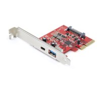 StarTech.com 2-Port 10Gbps USB-A & USB-C PCIe Card - USB 3.1 Gen 2 PCI Express Type C/A Host Controller Card Adapter - USB 3.2 Gen 2x1 PCIe Expansion Add-On Card - Windows, macOS, Linux