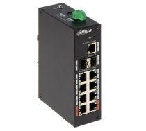 Dahua Swith 11-Port Switch with 8 Gigabit PoE Ports 8x RJ45 1000M (PoE Power) 2x SFP 1000M 1x RJ45 1000M PFS3211-8GT-120-V2 PFS3211-8GT-120-V2