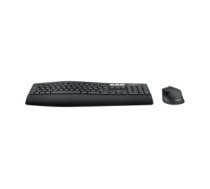 Logitech MK850 Performance tastatūra Pele iekļauta RF bezvadu sakari + Bluetooth QWERTZ Vācu Melns