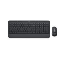 Logitech Signature MK650 Combo For Business tastatūra Pele iekļauta RF bezvadu sakari + Bluetooth QWERTZ Vācu Grafīts