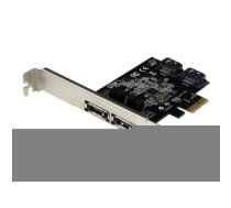 StarTech.com 2 Port PCI Express SATA 6 Gbps eSATA Controller Card - Dual Port PCIe SATA III Card - 2 Int/2 Ext