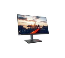 Lenovo ThinkVision P24h-30 LED display 60,5 cm (23.8") 2560 x 1440 pikseļi Quad HD Melns