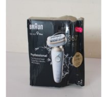 SALE OUT. Braun 9-011 3D Silk-epil 9 Flex Epilator, White/Gold | Braun | Epilator | 9-011 3D Silk-epil 9 Flex | Operating time (max) 50 min | Number of power levels 2 | Wet & Dry | White/Gold | DAMAGED PACKAGING 9-011 3DSO